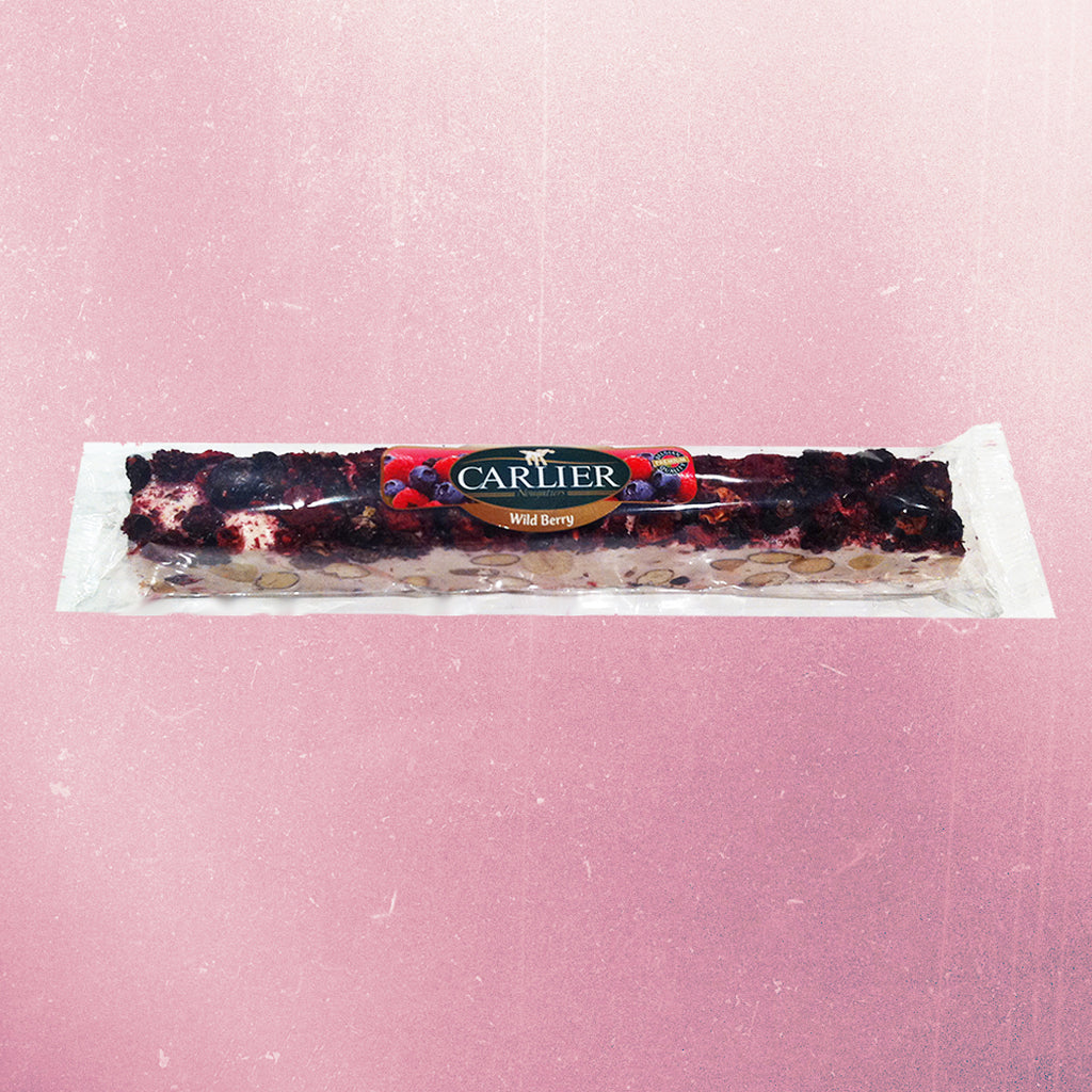 Carlier Nougat Bar - Wild Berries & Nuts