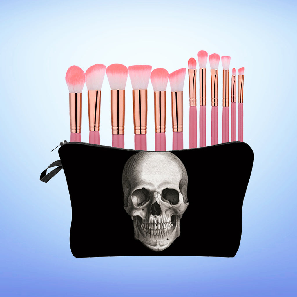 12 Piece Make Up Brush Set & Purse