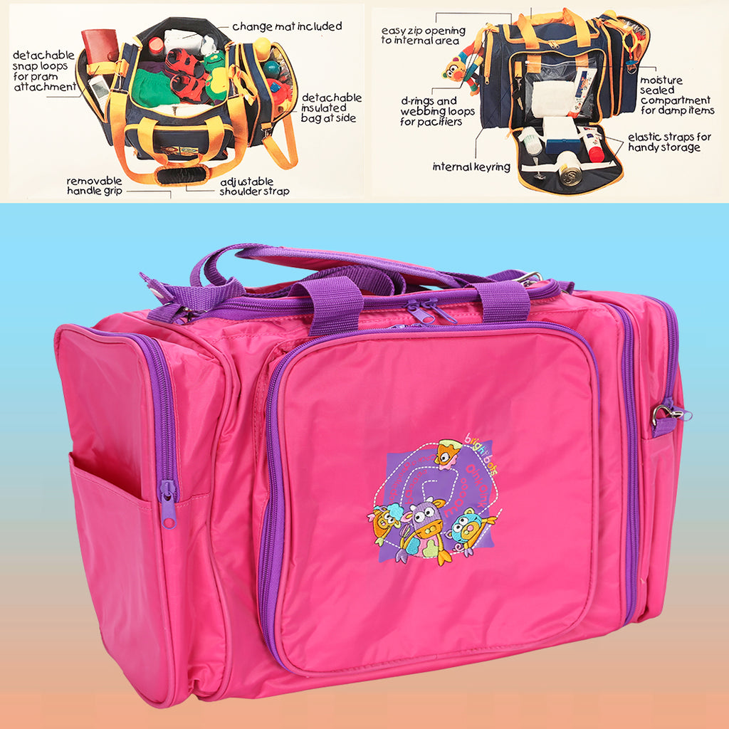 Bright Bots Girls Nappy Bag