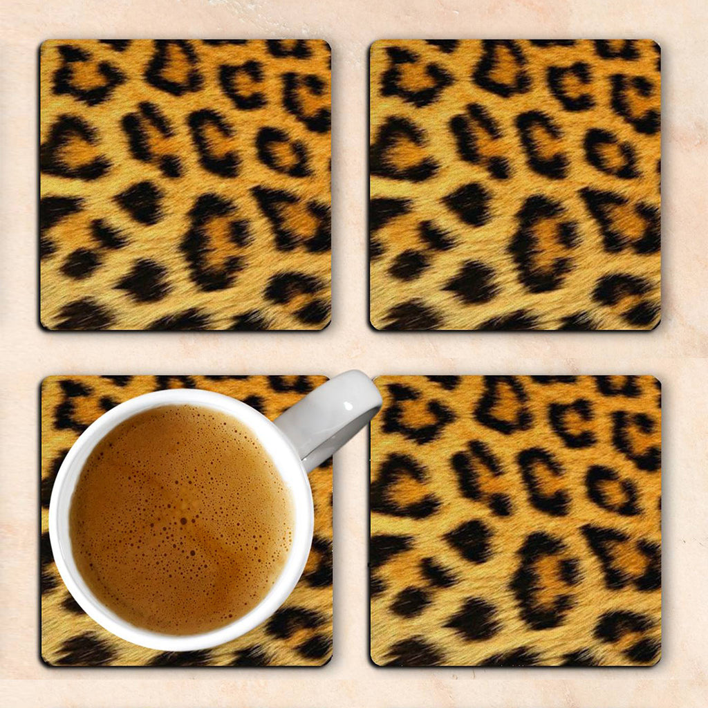 Leopard Drink Coasters