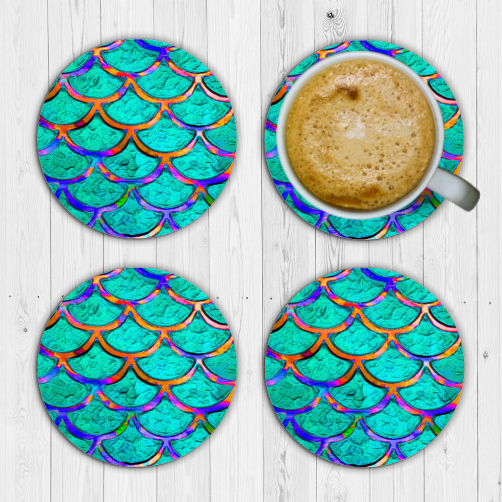 Mermaid Drink Coasters