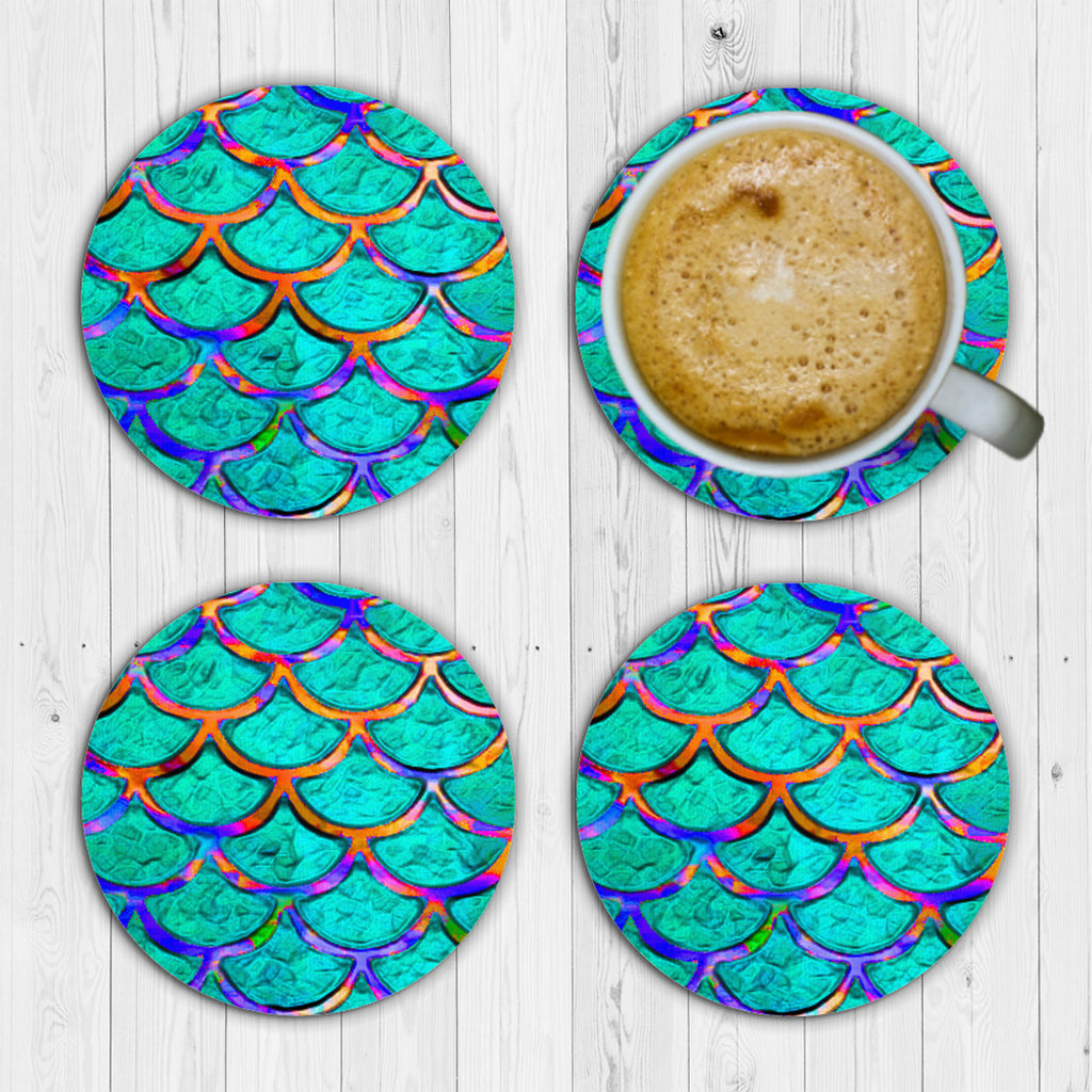 Mermaid Drink Coasters