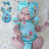 Flower Jumpsuit with Head Bow