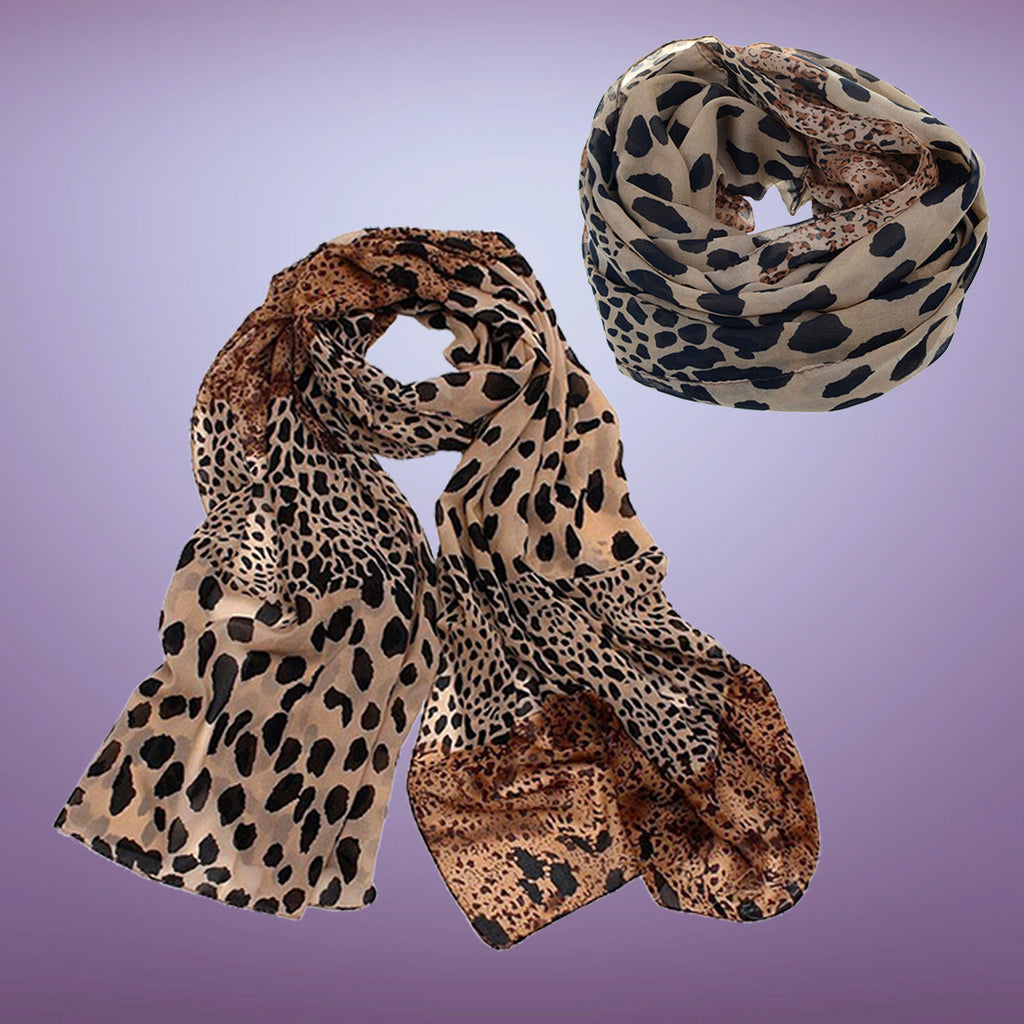 Leopard Print Scarf