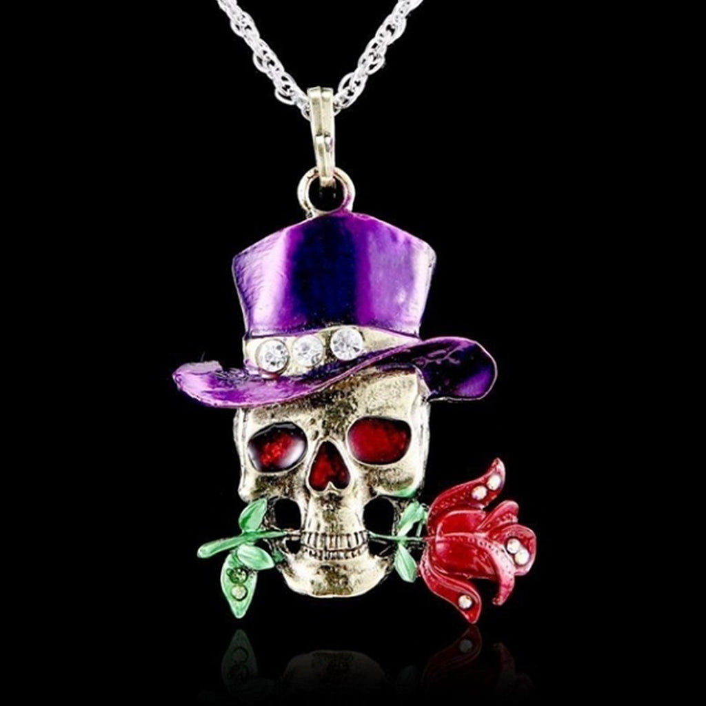 Skulls & Roses Necklace