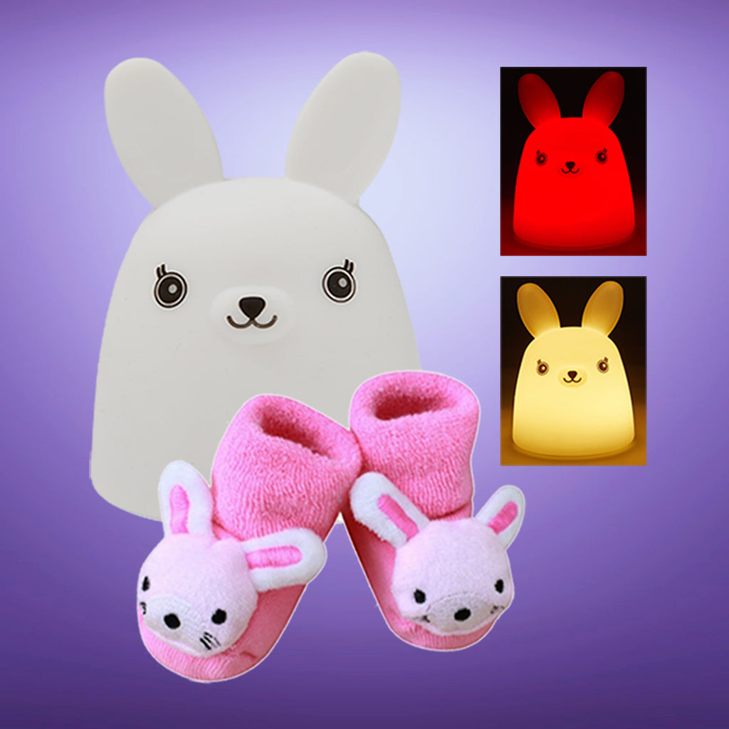 Squishy Lamp & Bunny Socks