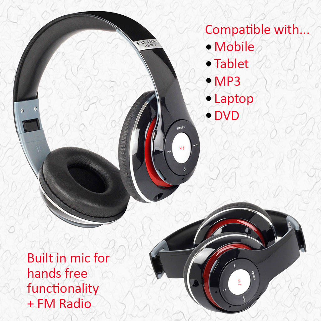 Wireless Bluetooth Headset with Mic